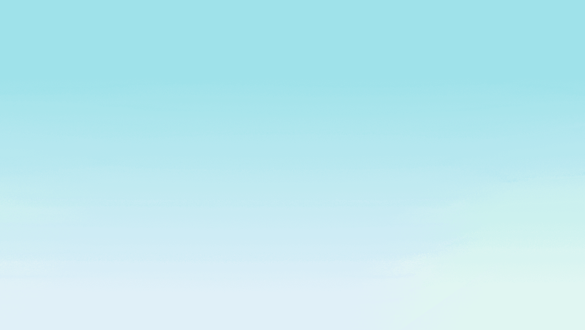 Abstract background with a blue to teal gradient and subtle light green geometric patterns.